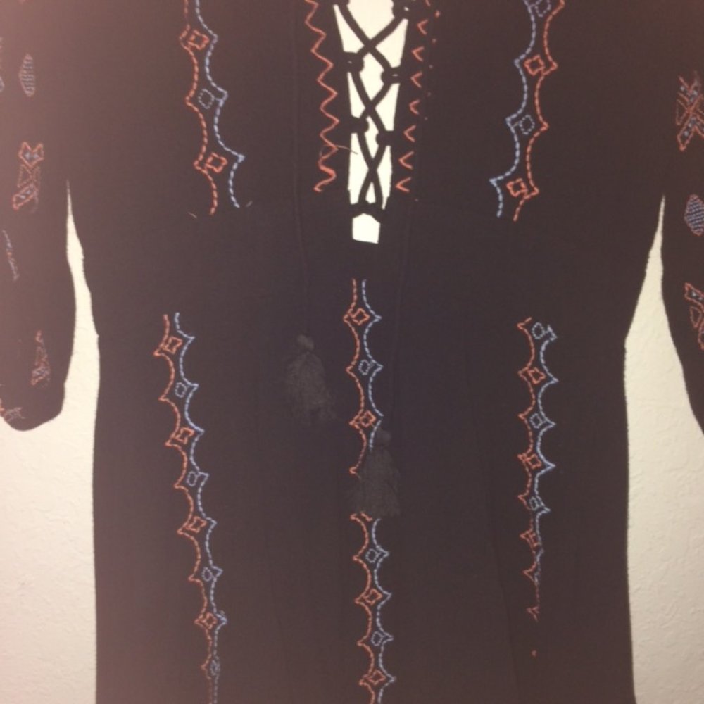 Piper Open Back Embroidered Dress - Picture 2 of 6